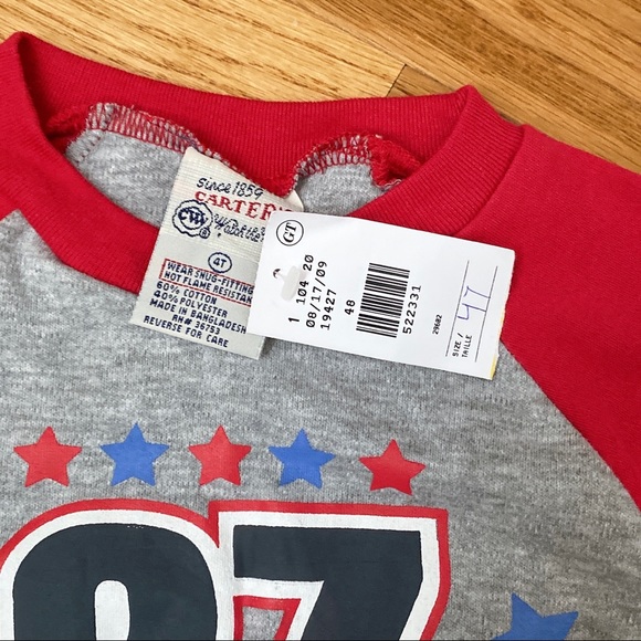 Carter’s children toddler boy graphic long sleeve size 4T - Picture 2 of 4